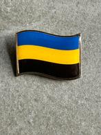 Gelderland vlag broche speld, Ophalen of Verzenden, Gebruikt, Stad of Land, Speldje of Pin