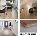 EIKEN MULTIPLANKEN met een bovenlaag van MASSIEF HOUT, Ophalen, Minder dan 25 mm, Eiken, Nieuw