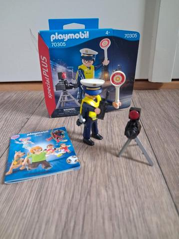 Playmobil politieagent met flitser, 70305 beschikbaar voor biedingen