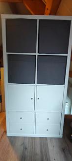 Ikea Kallax kast met bakken, lades en deurtjes, Ophalen