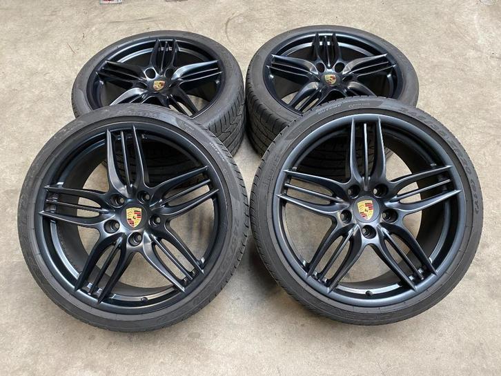 20 inch originele Carrera S velgen + zomerbanden Porsche 911, Auto-onderdelen, Banden en Velgen, Banden en Velgen, Zomerbanden