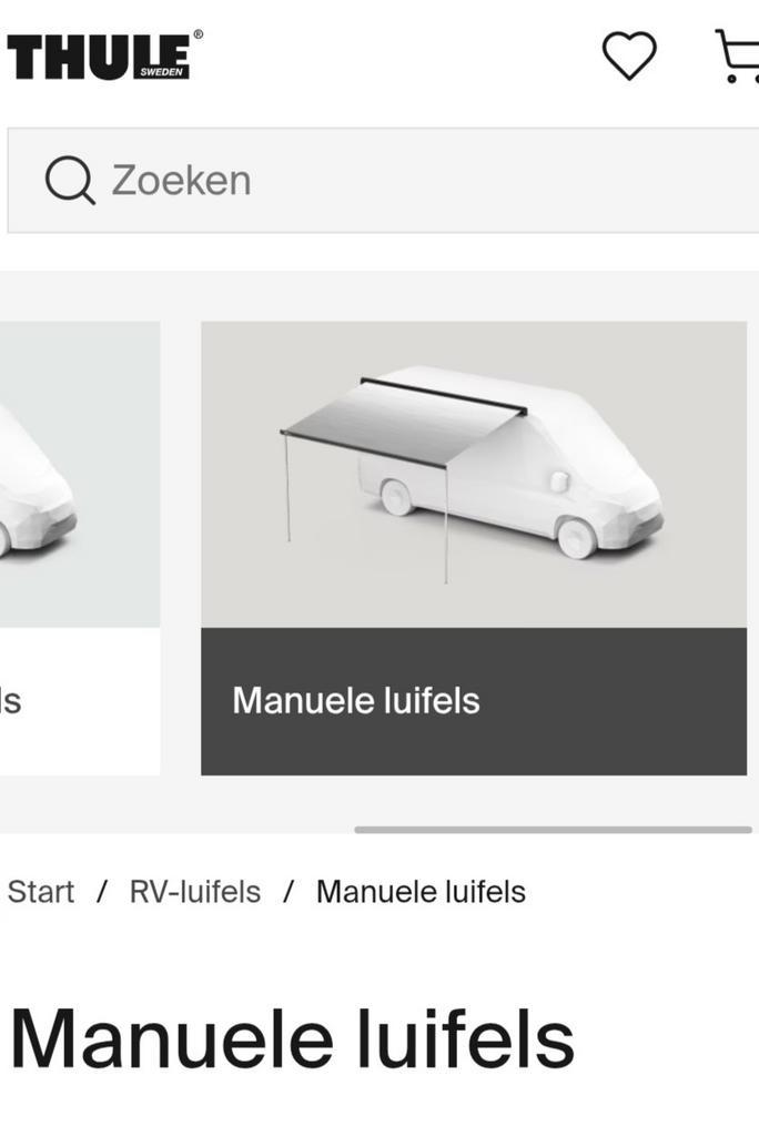 Thule Omnistor Camper luifel 5002, Caravans en Kamperen, Camper-accessoires, Gebruikt, Ophalen