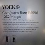 YOEK Jeans Flared model - maat 46 - ALS NIEUW - blauw, Kleding | Dames, Grote Maten, Yoek, Blauw, Ophalen of Verzenden, Zo goed als nieuw