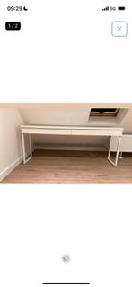 Wit hoogglans bureau €10, Huis en Inrichting, Bureaus, Ophalen, Zo goed als nieuw