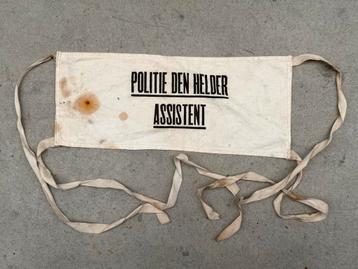 Politie Den Helder stoffen armband Tweede Wereloorlog beschikbaar voor biedingen