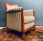 Vintage Art Deco fauteuil, Gebruikt, Stof, Ophalen of Verzenden, 50 tot 75 cm