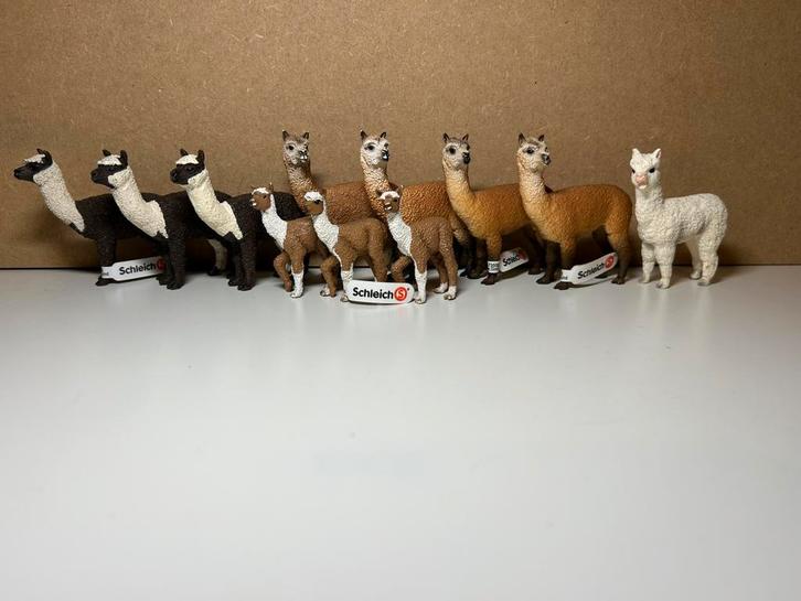Schleich alpaca’s, Verzamelen, Dierenverzamelingen, Zo goed als nieuw, Beeldje of Figuurtje, Paard, Ophalen of Verzenden