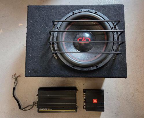 DB audio subwoofer kist, Kicker 1200 Watt en JBL 60 Watt x 2, Auto diversen, Autospeakers, Gebruikt, Ophalen