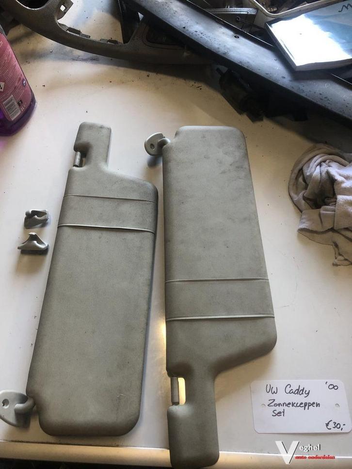 Vw Caddy bwjr 2000 Zonnenkleppen set, Auto-onderdelen, Interieur en Bekleding, Gebruikt, Ophalen of Verzenden
