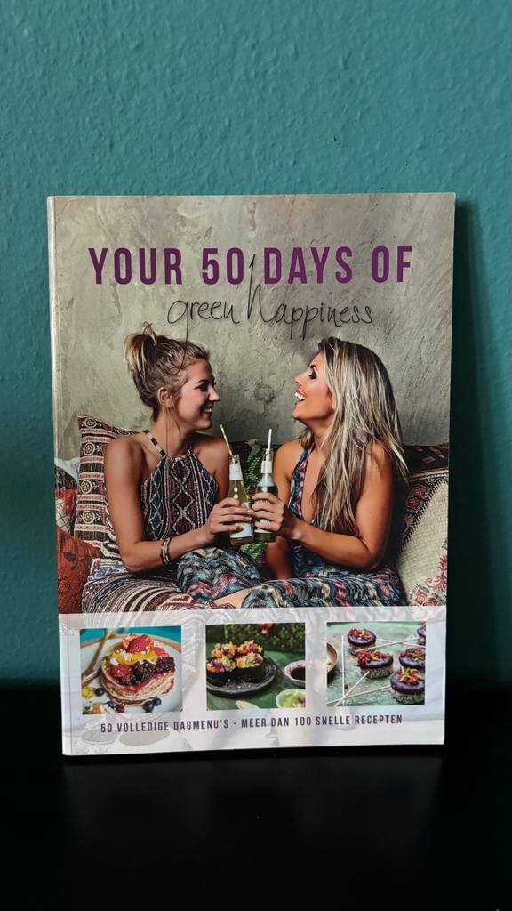 Your 50 Days of Green Happiness - vega Kookboek, Boeken, Kookboeken, Zo goed als nieuw, Voorgerechten en Soepen, Hoofdgerechten