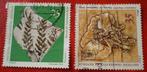 Duitsland - 2x DDR - Fossielen, Postzegels en Munten, Verzenden, DDR, Gestempeld