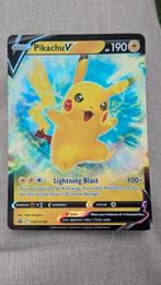 Pikachu V - SWSH198 Promo Kaart, Ophalen of Verzenden, Zo goed als nieuw, Losse kaart