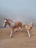 Schleich Haflinger Merrie met Veulen, Ophalen of Verzenden, Zo goed als nieuw, Overige typen