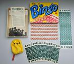 Vintage bingo met houten nummertjes en schudzakje, Hobby en Vrije tijd, Gezelschapsspellen | Overige, Vijf spelers of meer, Ophalen