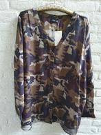 Camo semi transparante ZIZZI blouse maat XL (54/56), Verzenden, Nieuw, Groen, Blouse of Tuniek