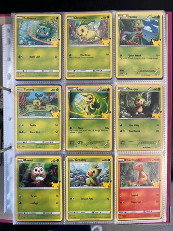 Pokemon Macdonalds 25th anniversary non holo (compelete set)