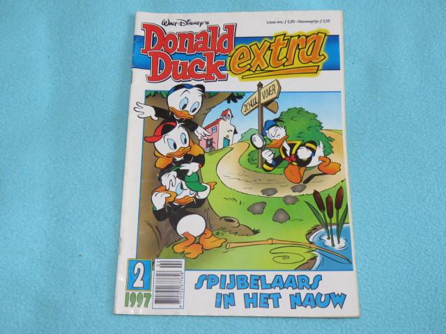 Donald Duck Extra nr. 2-1997: Spijbelaars in het nauw, Boeken, Eén stripboek, Ophalen of Verzenden, Zo goed als nieuw, Disney