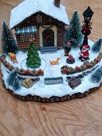 Kerst huisjes , kerstdorp, draaimolen., Ophalen of Verzenden, Zo goed als nieuw