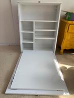 Inklapbaar wit bureau, Huis en Inrichting, Ophalen, Gebruikt