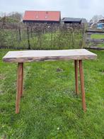 Hoge houten bijzettafel, Antiek en Kunst, Antiek | Meubels | Tafels, Ophalen