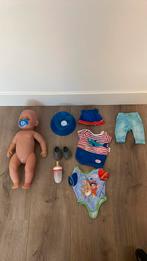 Baby Born poppenset Jonas 43cm, Ophalen of Verzenden, Zo goed als nieuw, Babypop