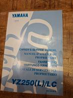 Werkplaatshandboek Yamaha YZ250 1999, Ophalen of Verzenden, Yamaha