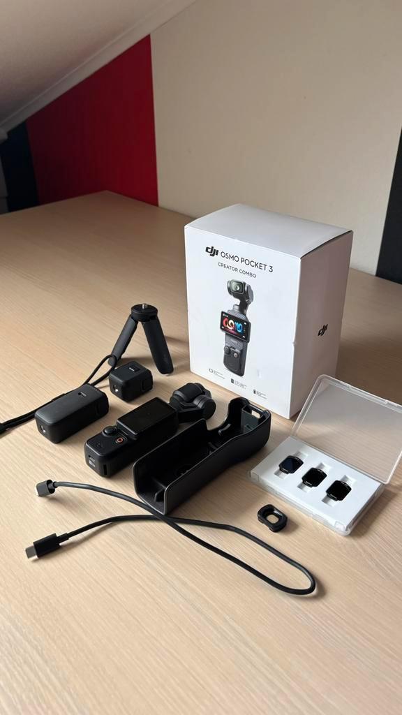DJI osmo pocket 3 - met accessoires | 1 week gebruit, Audio, Tv en Foto, Videocamera's Digitaal, Zo goed als nieuw, Camera, Overige soorten