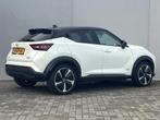 Nissan Juke 1.6 Hybrid N-Design / Achteruitrijcamera / Cruis, Auto's, Nissan, Gebruikt, Wit, Origineel Nederlands, Bedrijf