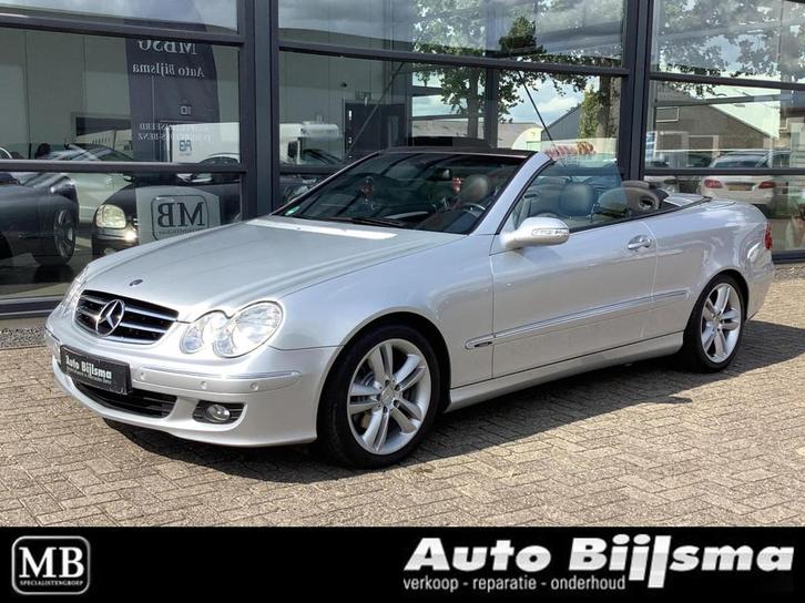 Mercedes CLK-klasse Cabrio 200 K. Avantgarde automaat, leer,, Auto's, Mercedes-Benz, Bedrijf, Te koop, CLK, ABS, Airbags, Airconditioning