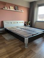 Bed 180x210 met elektrisch verstelbare bedbodems, Ophalen, Overige kleuren, 210 cm, Tweepersoons