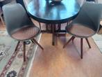 Mooie eetkamerstoelen 2 stuks, Huis en Inrichting, Stoelen, Ophalen, Zo goed als nieuw, Grijs, Vijf, Zes of meer stoelen