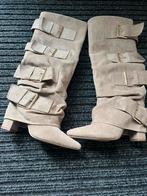 Dames suede laarzen 39, Kleding | Dames, Hoge laarzen, Beige, Ophalen of Verzenden, Zo goed als nieuw