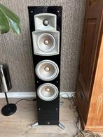 Yamaha NS-555 speakerset (2x vloerstaand), Gebruikt, 120 watt of meer, Front, Rear of Stereo speakers, Ophalen