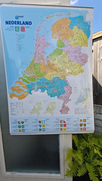 ANWB overzichtslandkaart van Nederland beschikbaar voor biedingen