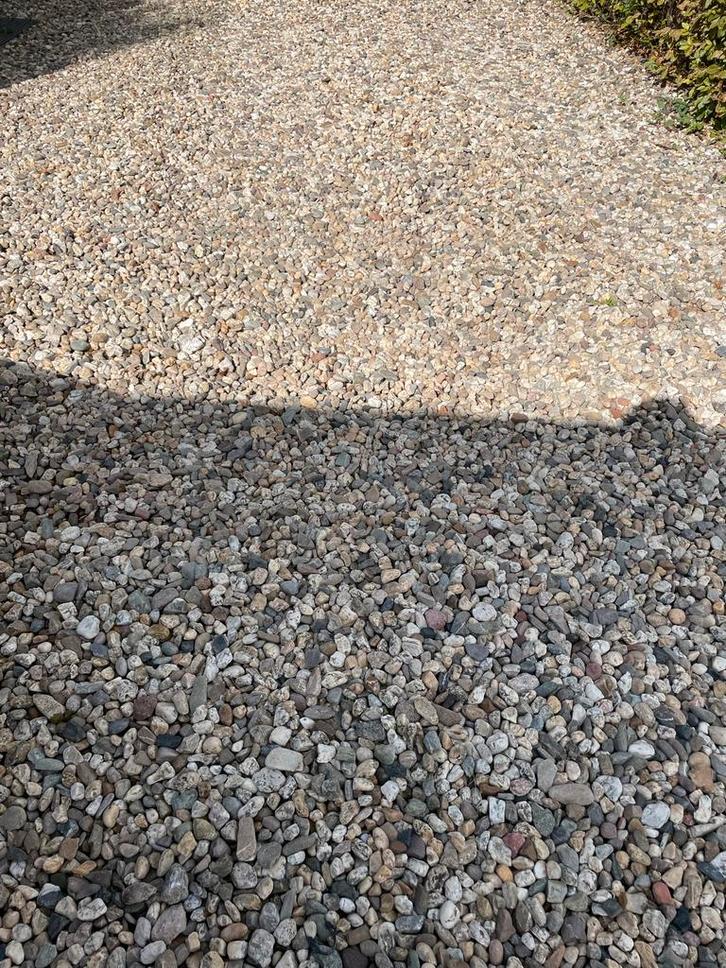 Grof boerengrind voor tuin en oprit, Tuin en Terras, Grind, Keien en Split, Zo goed als nieuw, Multi, Overige materialen, Ophalen