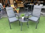 Tuin set Levy chair, Tuin en Terras, Tuinsets en Loungesets, Bijzettafel, Tuinset, Ophalen, 2 zitplaatsen
