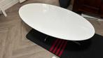 Salontafel wit ovaal, Huis en Inrichting, Tafels | Salontafels, Ophalen, Gebruikt, 100 tot 150 cm, 50 tot 100 cm
