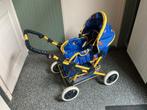 Vintage Poppenwagen - Blauw & Geel, Kinderen en Baby's, Kinderwagens en Combinaties, Ophalen, Gebruikt, Kinderwagen, Overige merken