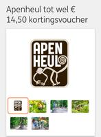 Apenheul kortingsvoucher., Eén persoon, Kortingskaart
