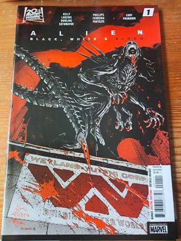 Alien :black, white & red compleet  beschikbaar voor biedingen
