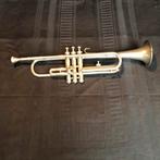 Prachtige oude zilveren Weltklang trompet - nr 686 + koffer, Ophalen, Gebruikt, Overige typen, Met koffer