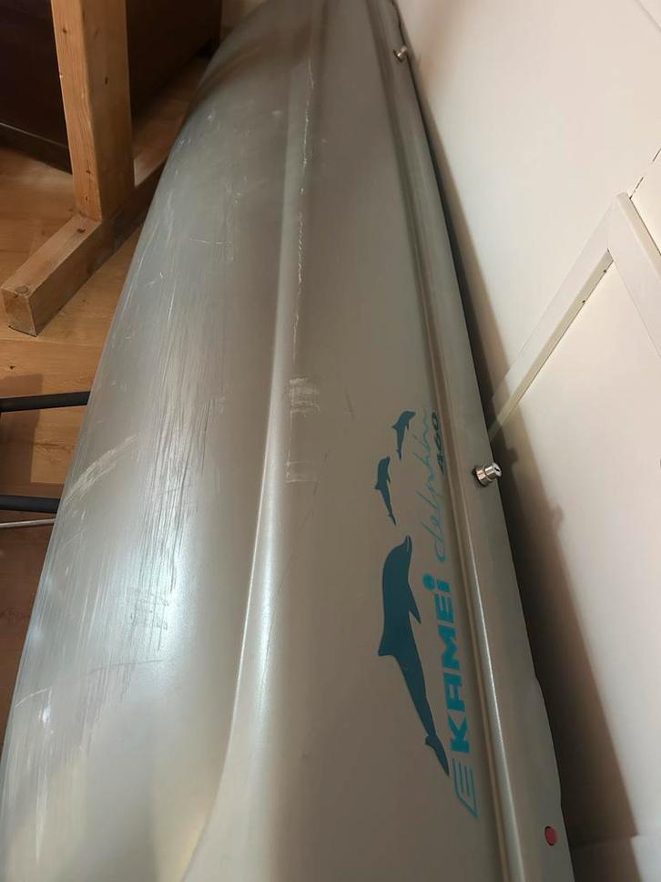 Kamei dakkoffer met krassen (bovenzijde), Auto diversen, Dakkoffers, Gebruikt, Ophalen of Verzenden