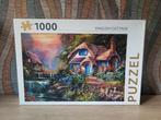 Legpuzzel 1000 stukjes - English Cottage, Ophalen of Verzenden, 500 t/m 1500 stukjes, Gebruikt, Legpuzzel