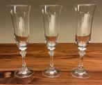 Royal Bavarian kristal - drie Flute Campagne, Ophalen of Verzenden, Zo goed als nieuw, Overige typen