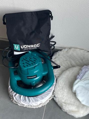 VONROC Excentrische polijstmachine incl polijsthoezen beschikbaar voor biedingen
