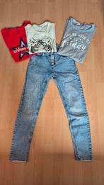 Kledingset Maat 170 - Spijkerbroek, Shirts & Pyjama, Ophalen of Verzenden, Zo goed als nieuw, Maat 170