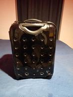Zwarte Trolley Koffer, Sieraden, Tassen en Uiterlijk, Koffers, Uitschuifbare handgreep, Hard kunststof, Minder dan 50 cm, Ophalen of Verzenden