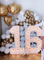 Lichtcijfers - Verhuur - Verjaardag - Bedrijfsfeest, Ophalen, Zo goed als nieuw, Verjaardag