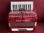 Kleine duitse Weltmeister Caprice accordeon .32 bas ., Muziek en Instrumenten, Accordeons, Gebruikt, 32-bas, Weltmeister, Met riemen