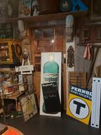 Vintage dubbelzijdig jenever krijtbord van voor de winkel, Ophalen, Zo goed als nieuw, Reclamebord